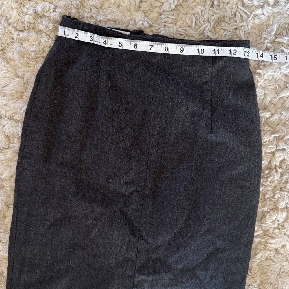 Vintage Jones New York Women’s 100% Wool Pencil Skirt Size 4 made in the USA - Picture 5 of 9